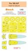Omask 54051 Fw 190 A/F mask (for Eduard) 1/48